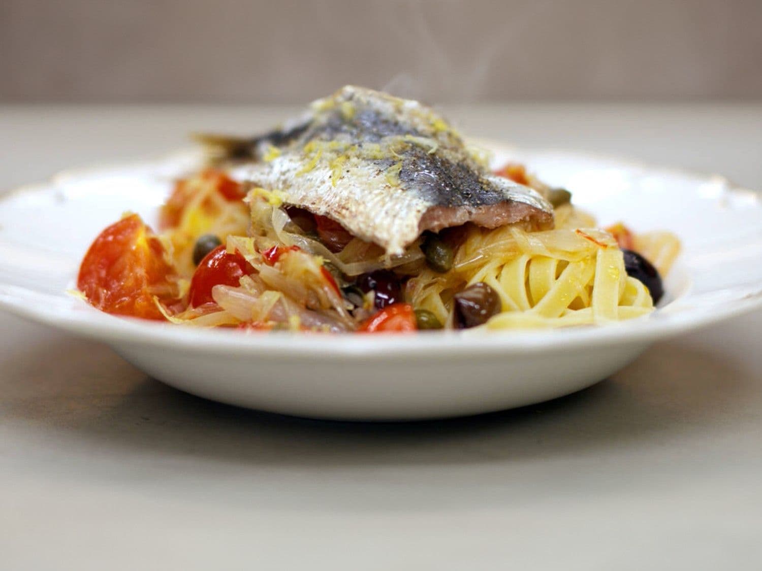 Tagliatelle met sardienen