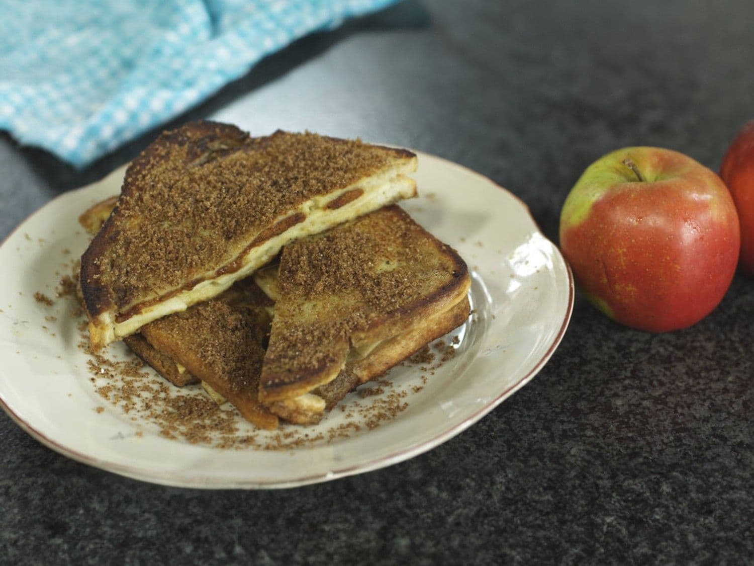 Verloren brood met appel en speculaas