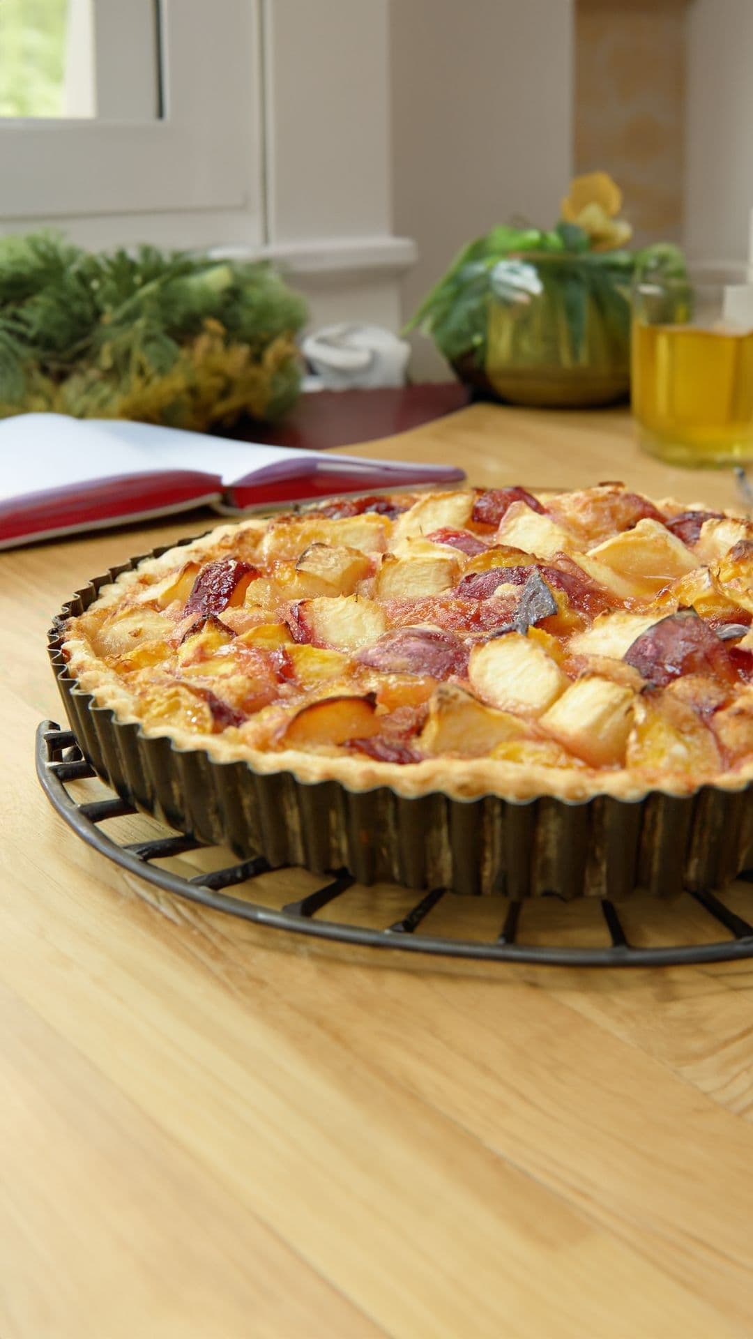 Nectarinetaart
