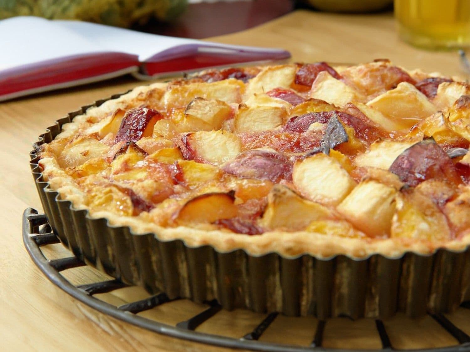 Nectarinetaart