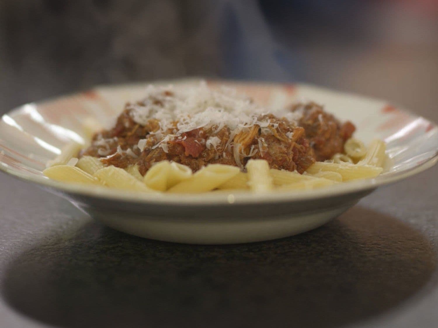 Ragout van konijn met penne