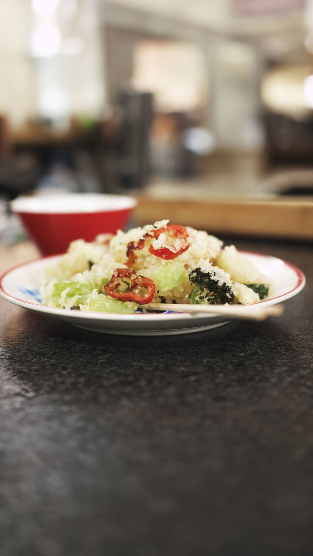 Tempura van groenten