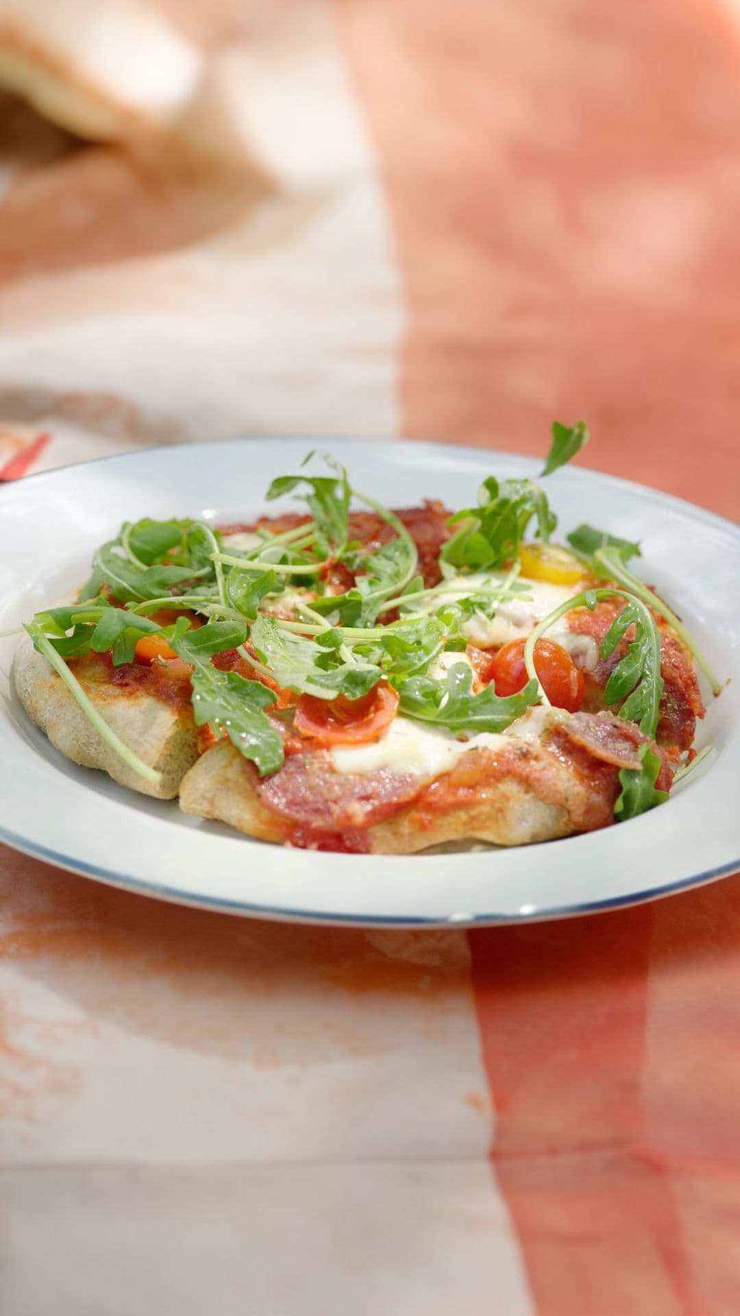 Mini-pizza's op de BBQ
