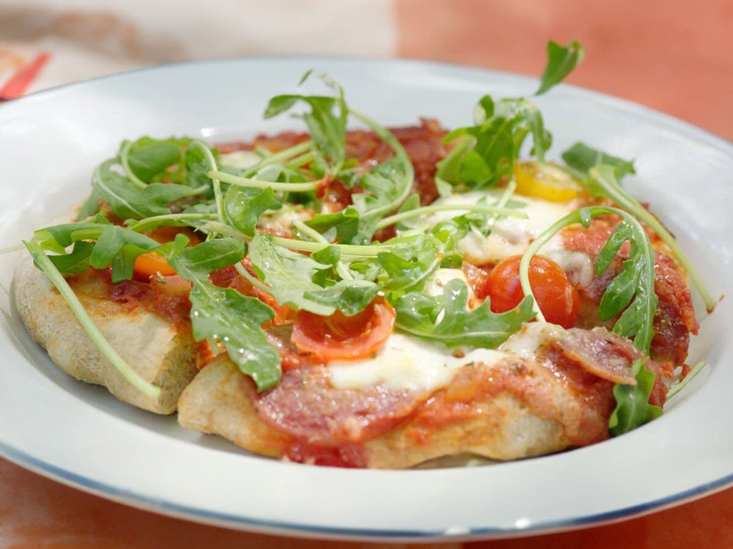 Mini-pizza's op de BBQ