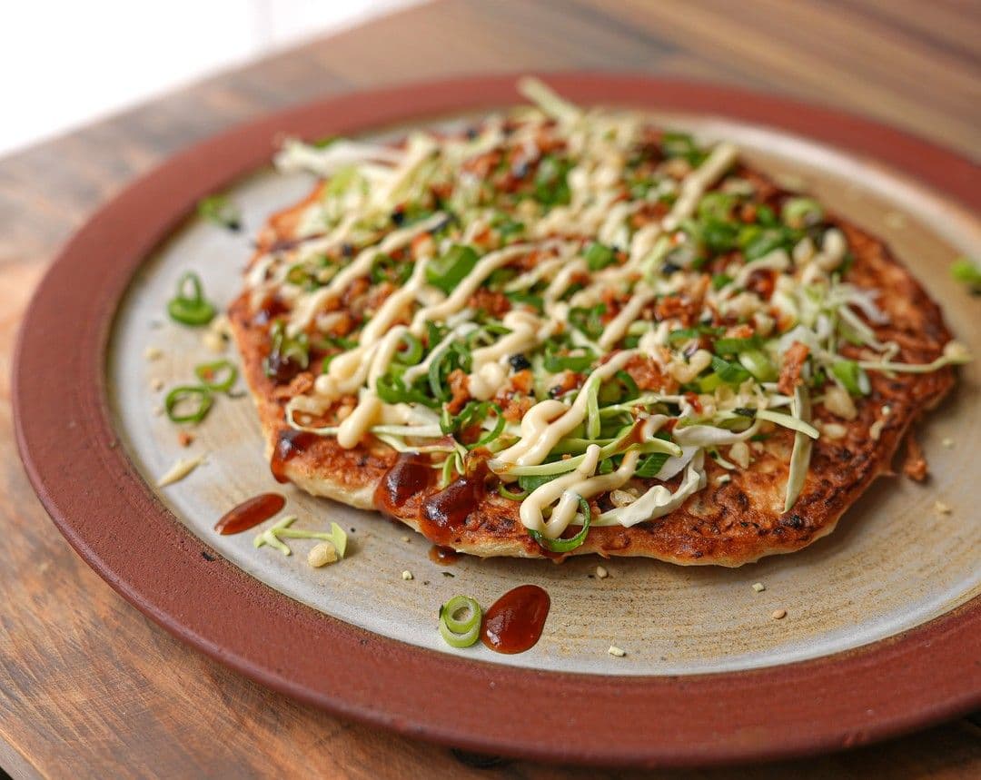Veggie okonomiyaki