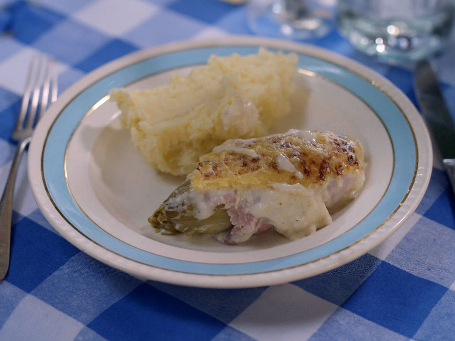 Witloof met hesp in de oven