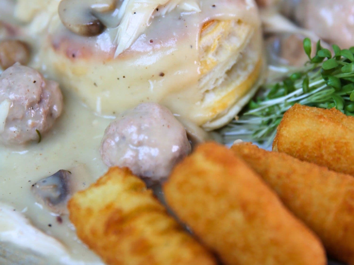 Vol-au-vent met kroketten