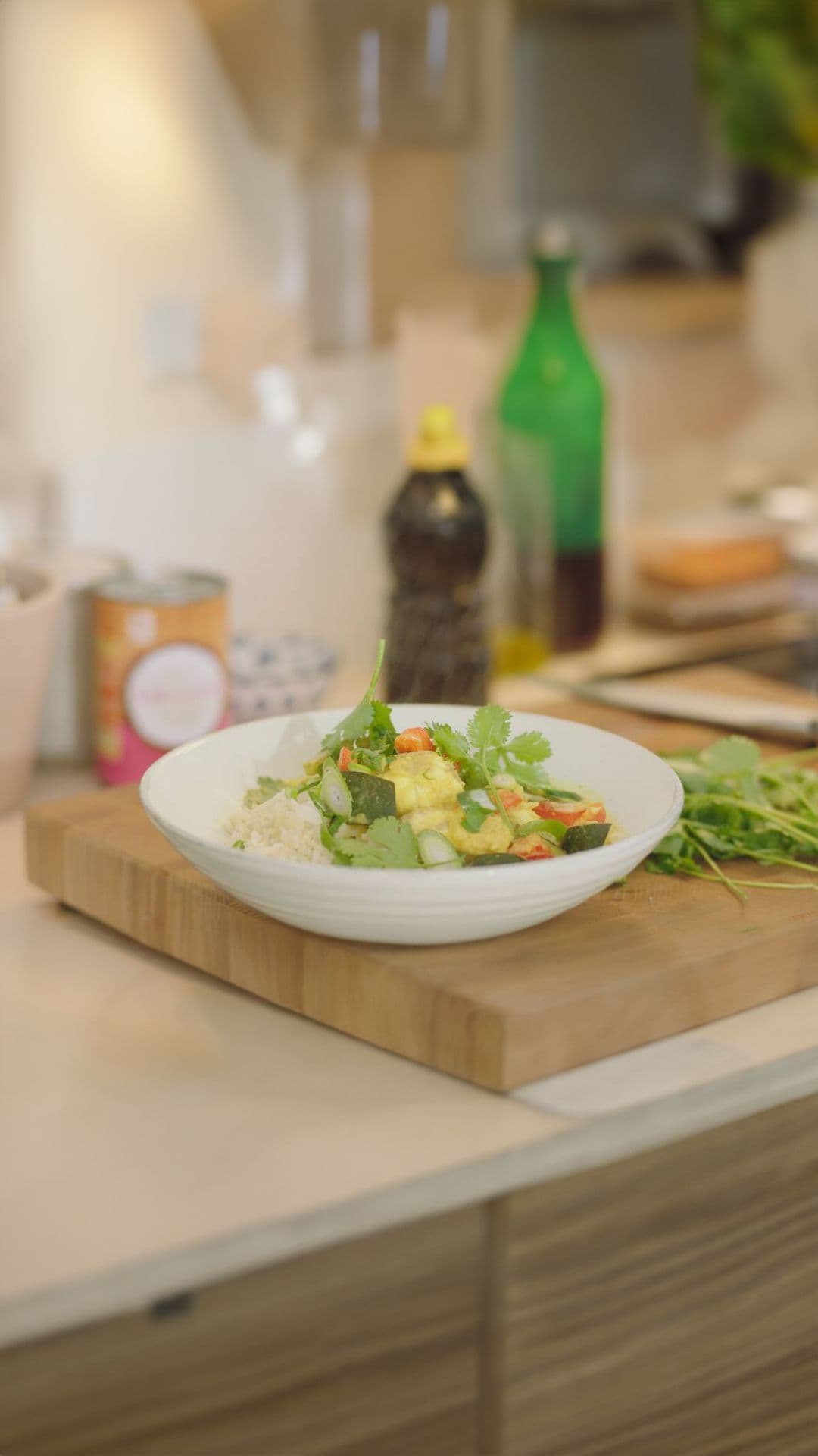 Viscurry van zeeduivel met rijst