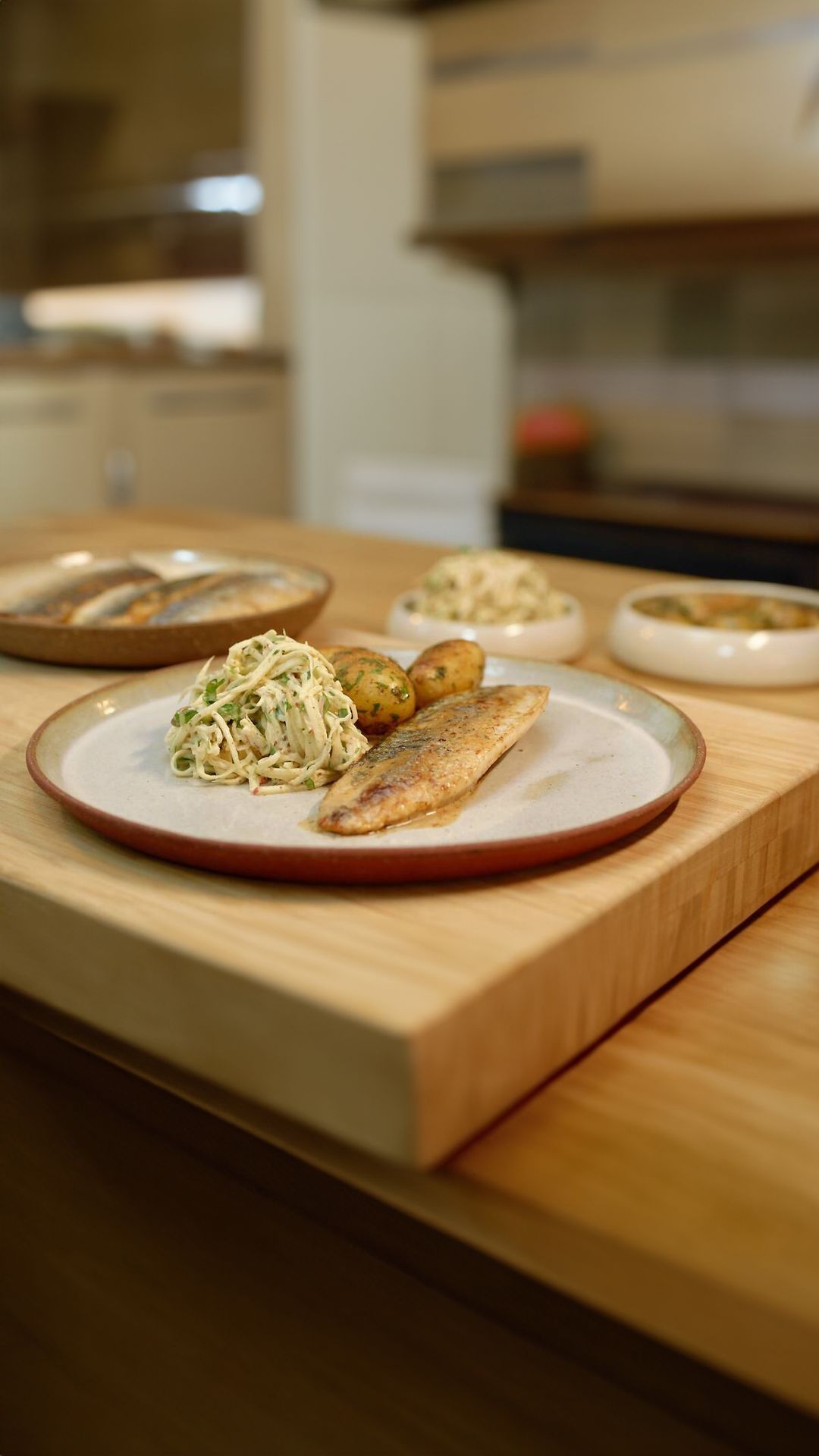 Makreel met remoulade van pastinaak en gebakken krieltjes