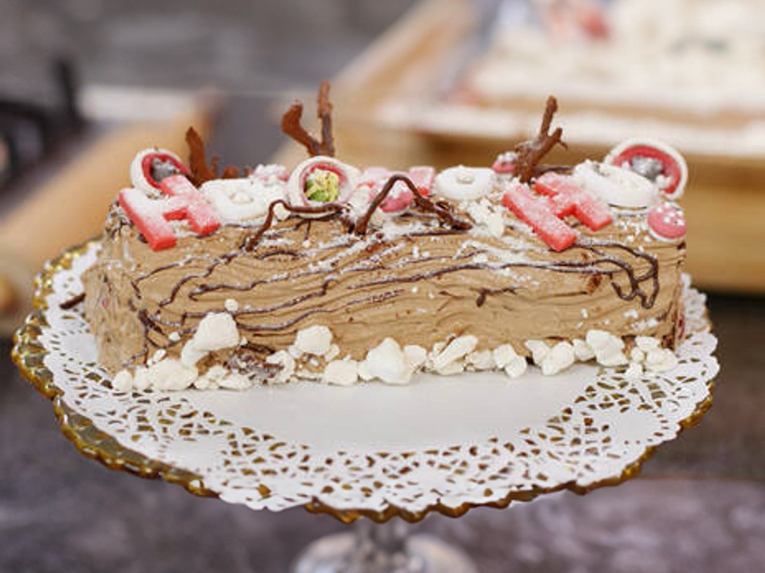 Gemakkelijke kerstbûche