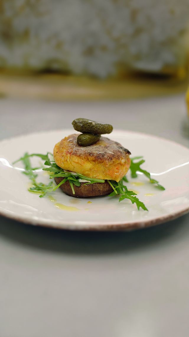 Groenteburgers met portobello