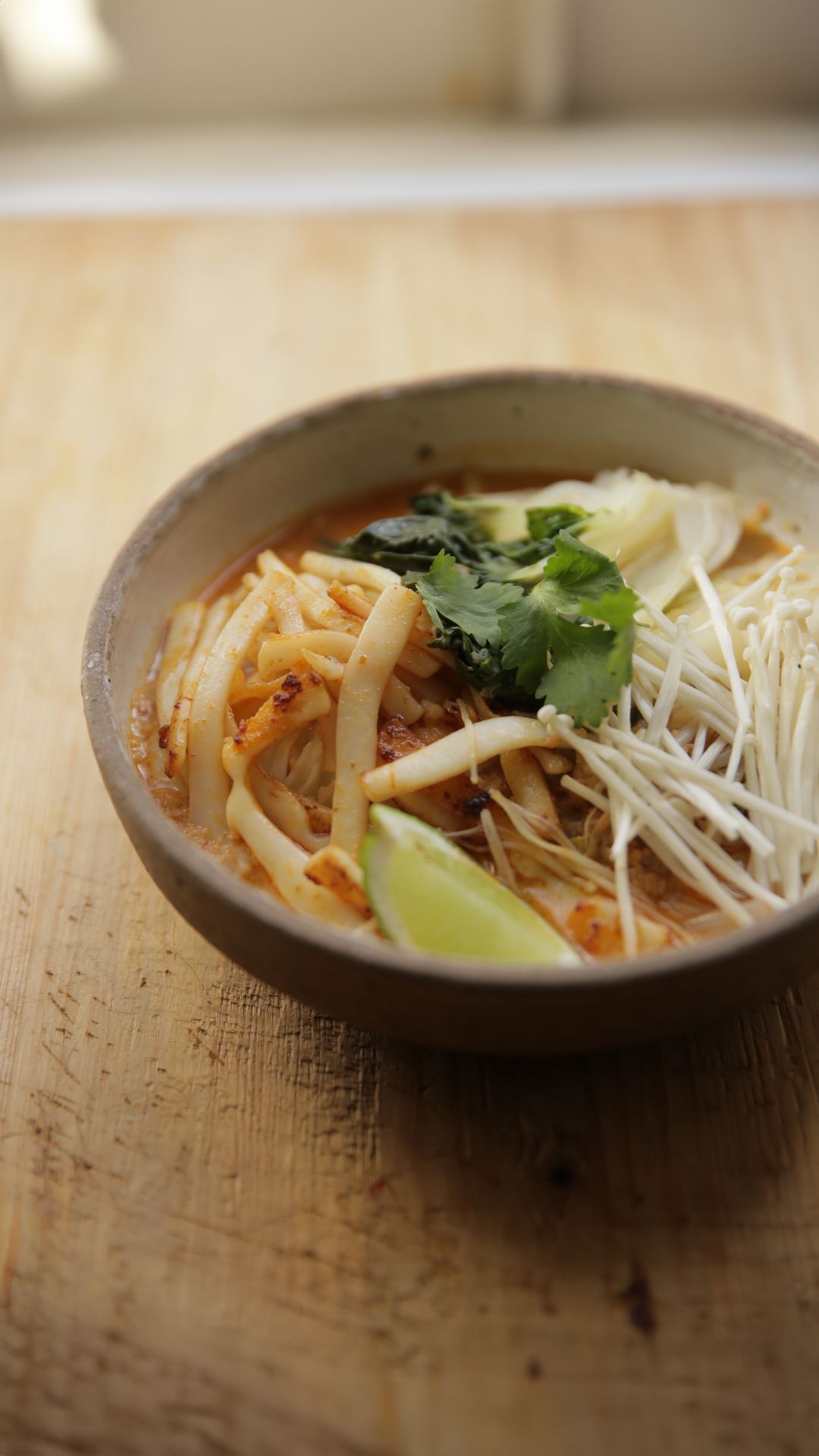 Laksa met inktvis