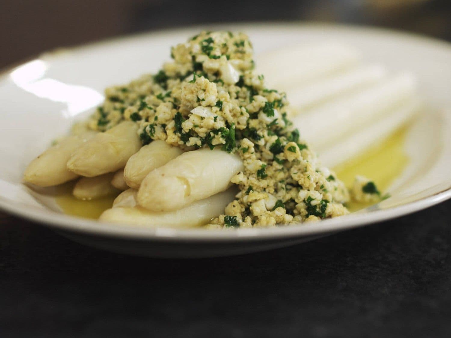 Asperges op Vlaamse wijze