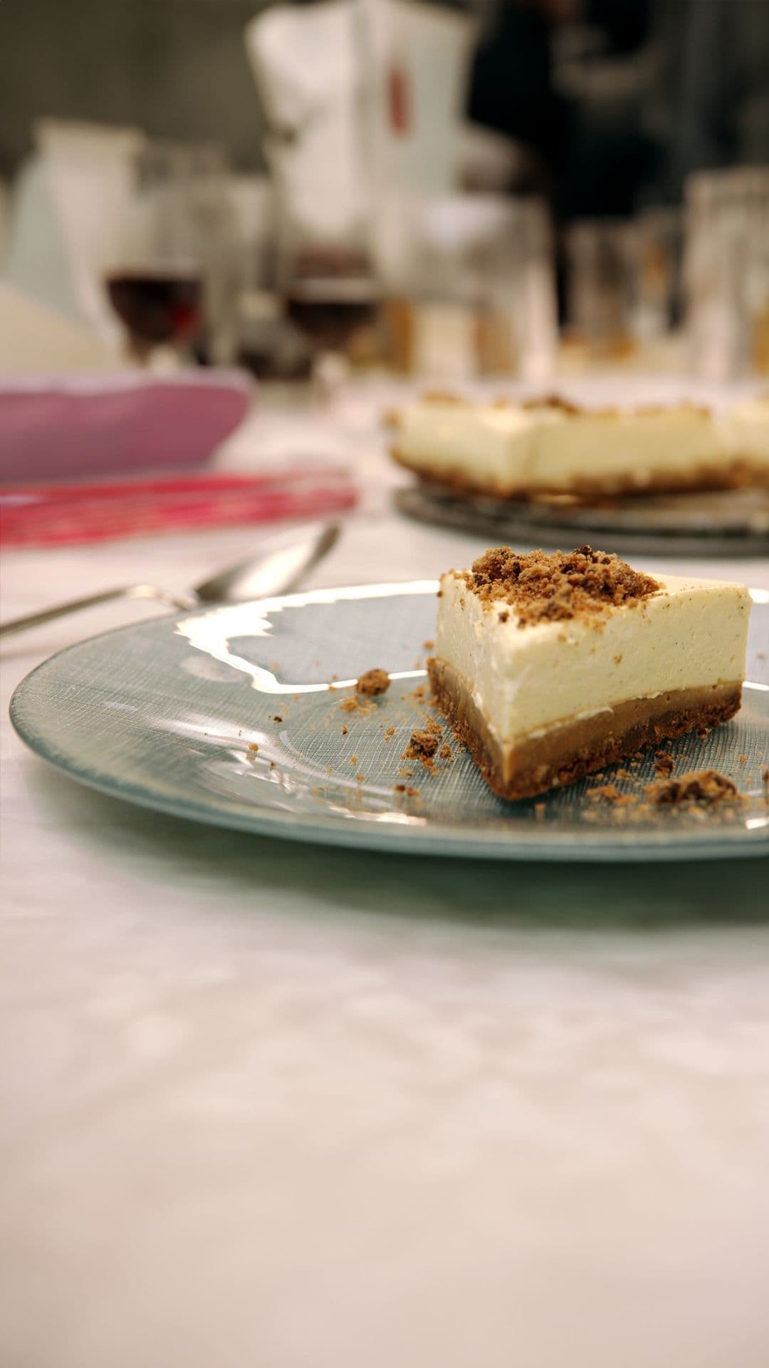 Bavarois met vanille en zoute karamel