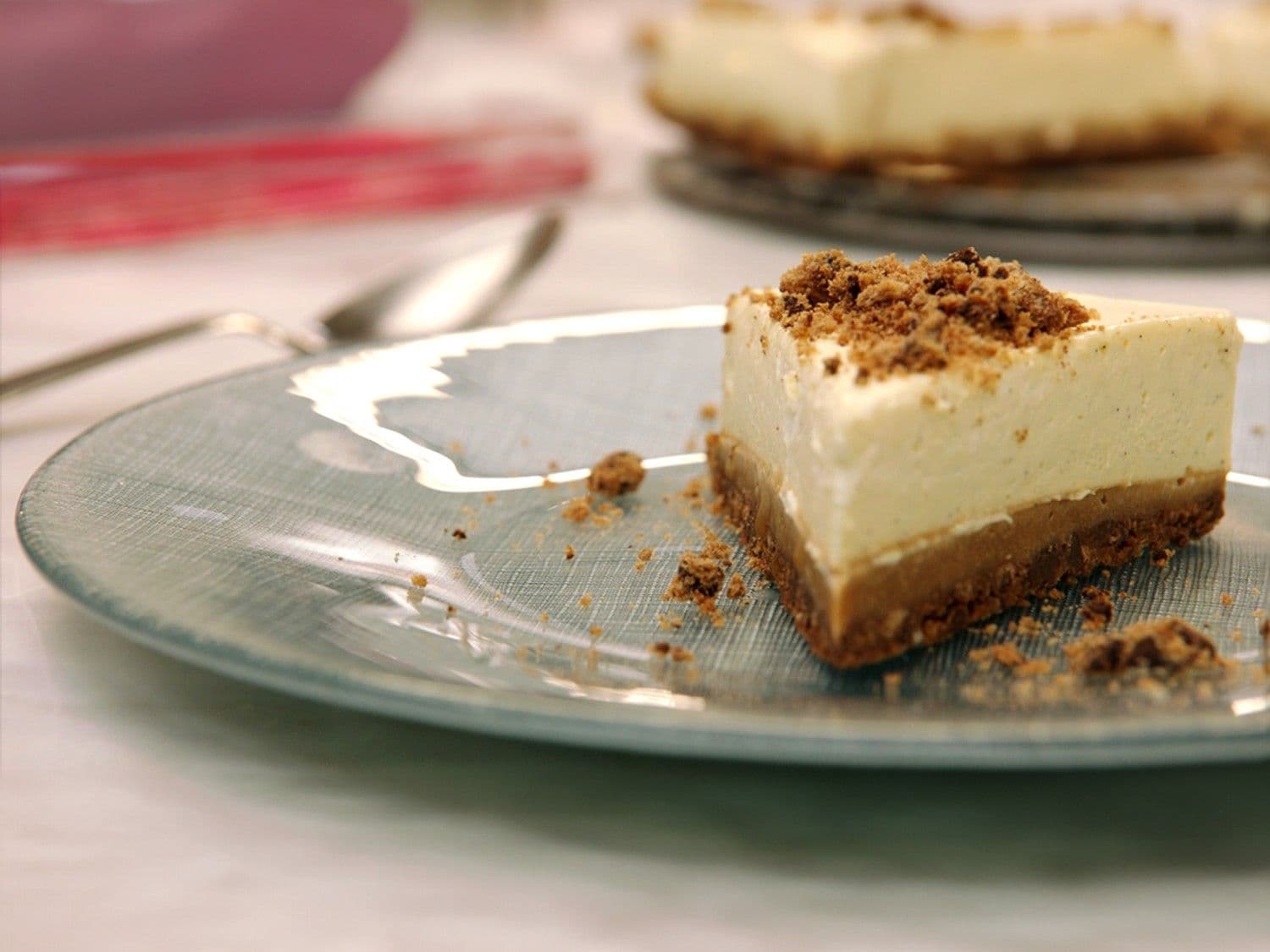 Bavarois met vanille en zoute karamel