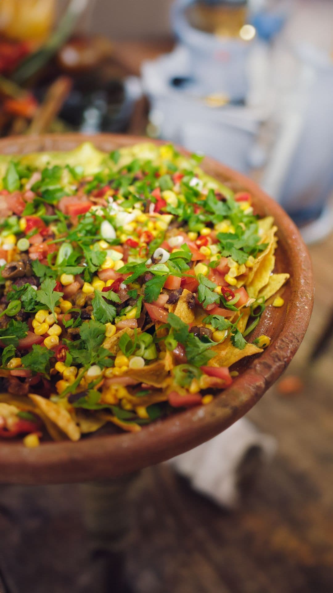 Nachoschotel met rundsvlees