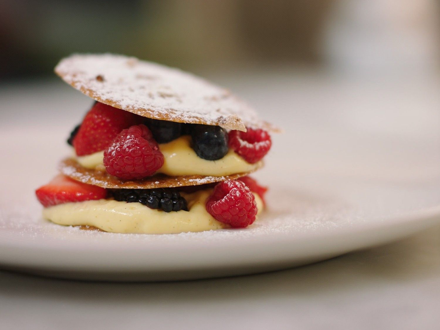 Chatcups met rood fruit