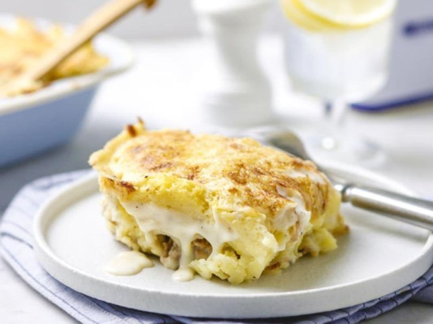 Ovenschotel met bloemkool, aardappel en gehakt
