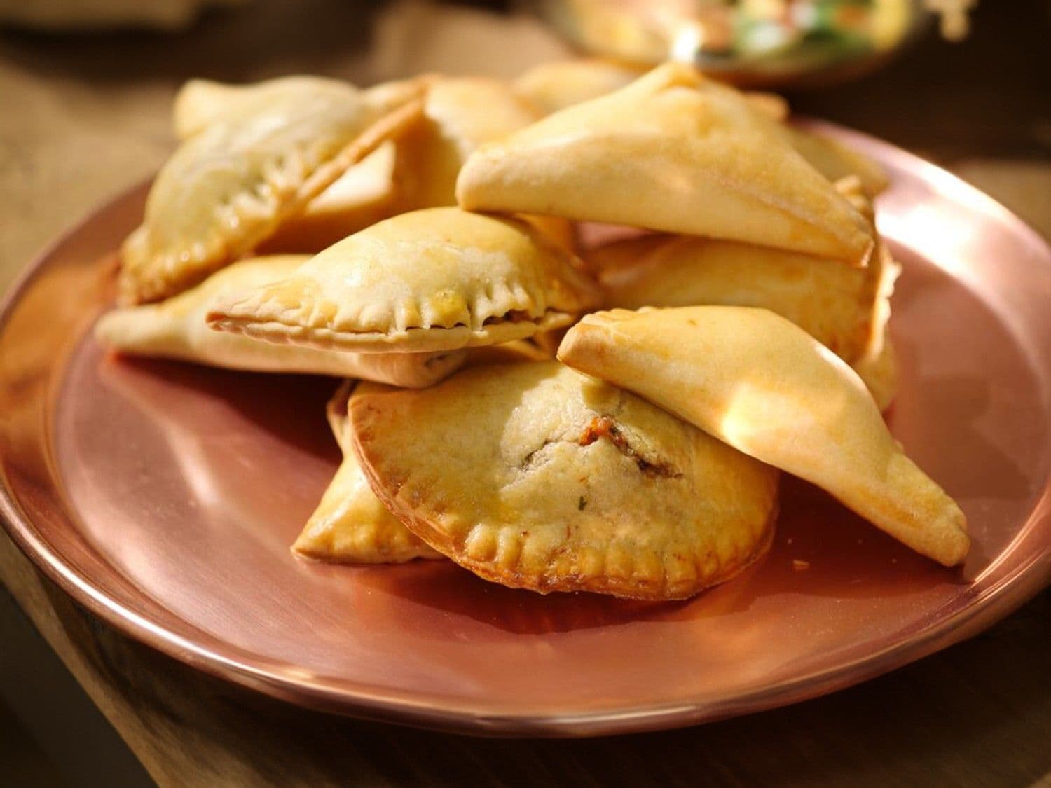 Empanada's met pancetta en champignons