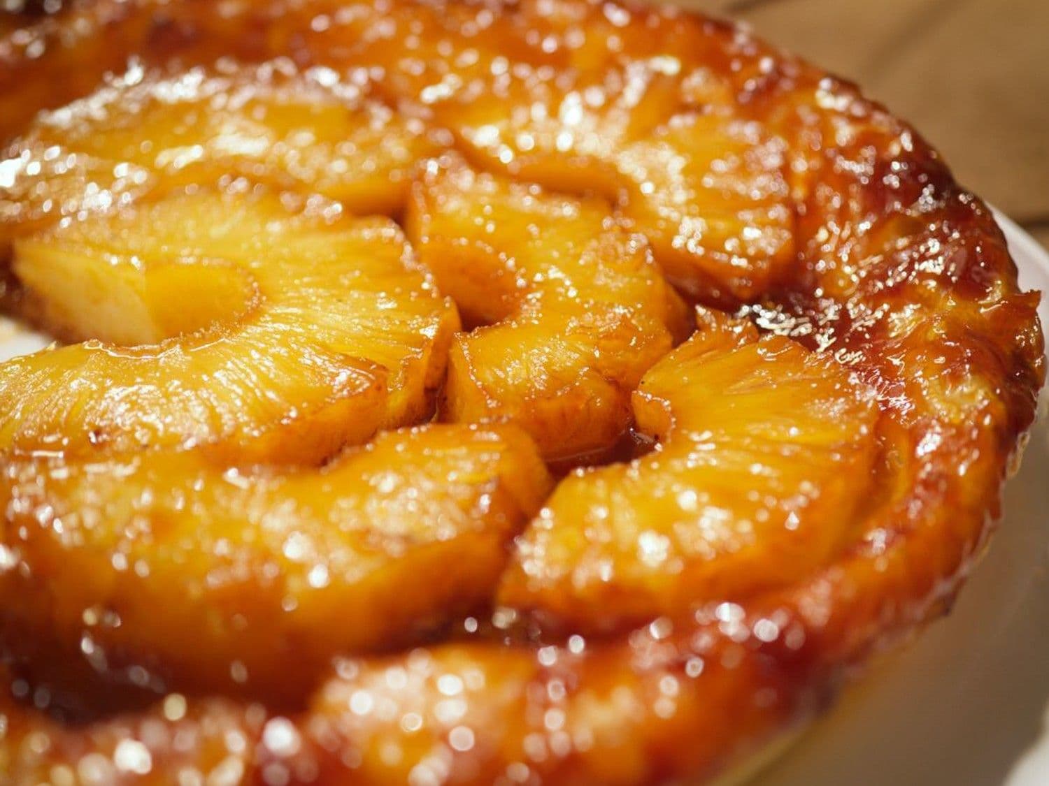 Tarte tatin van ananas