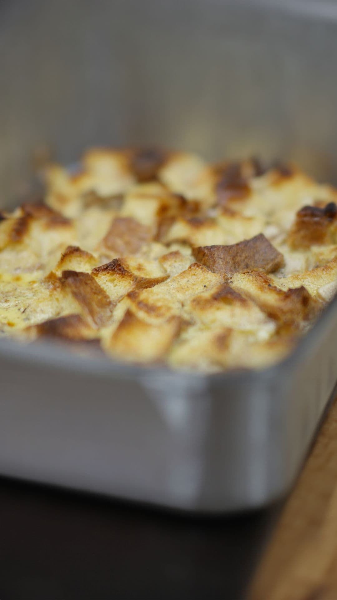 Flan met briochebrood en peer