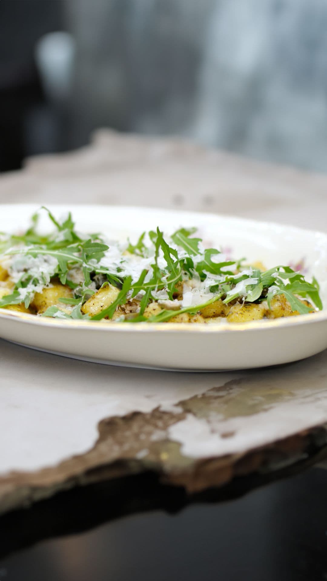 Gnocchi met abdijkaas, salie en bruine boter