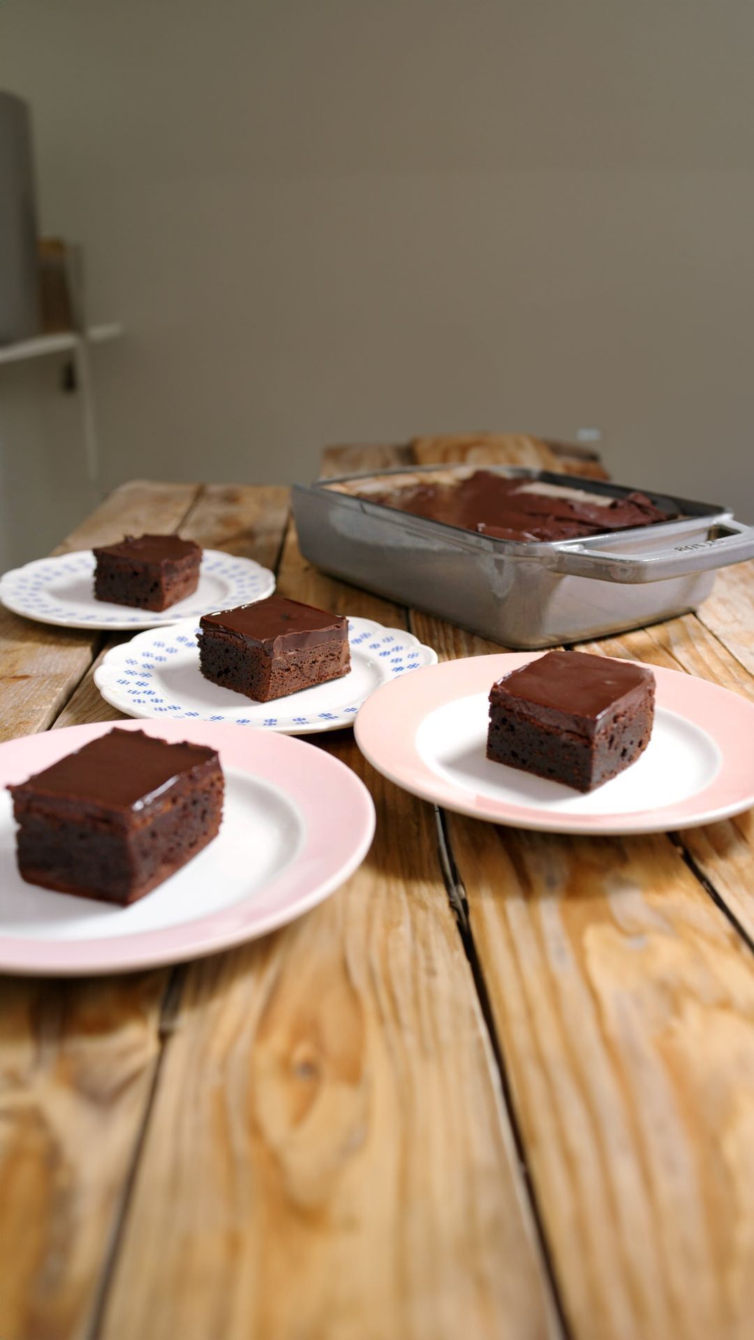 Mokka brownie met koffieganache