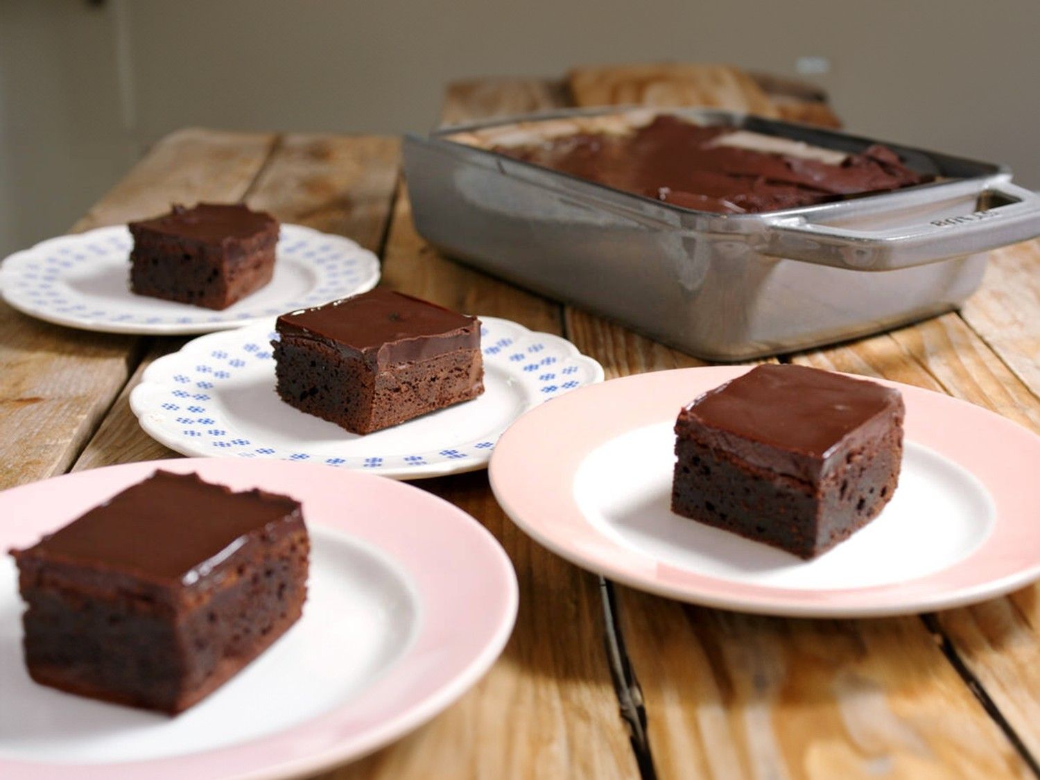 Mokka brownie met koffieganache