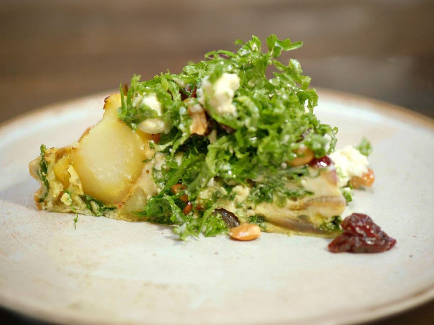 Frittata met aardappel en boerenkool
