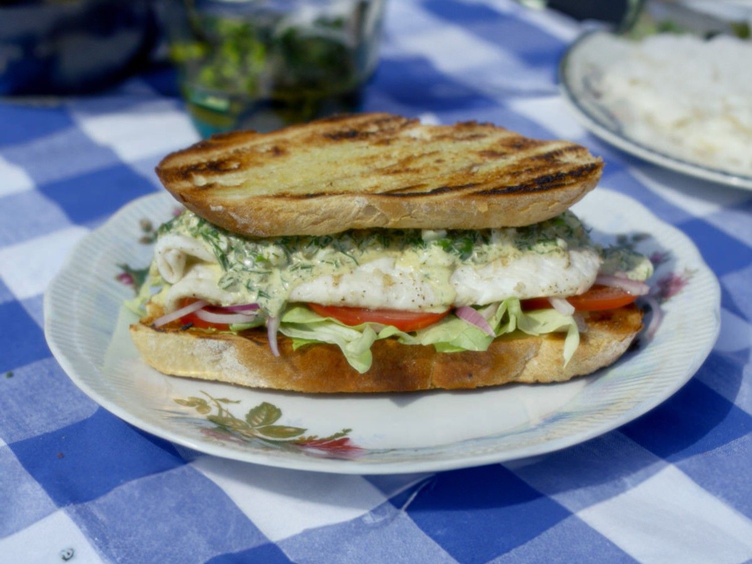 Pladijsburger met currytartaar
