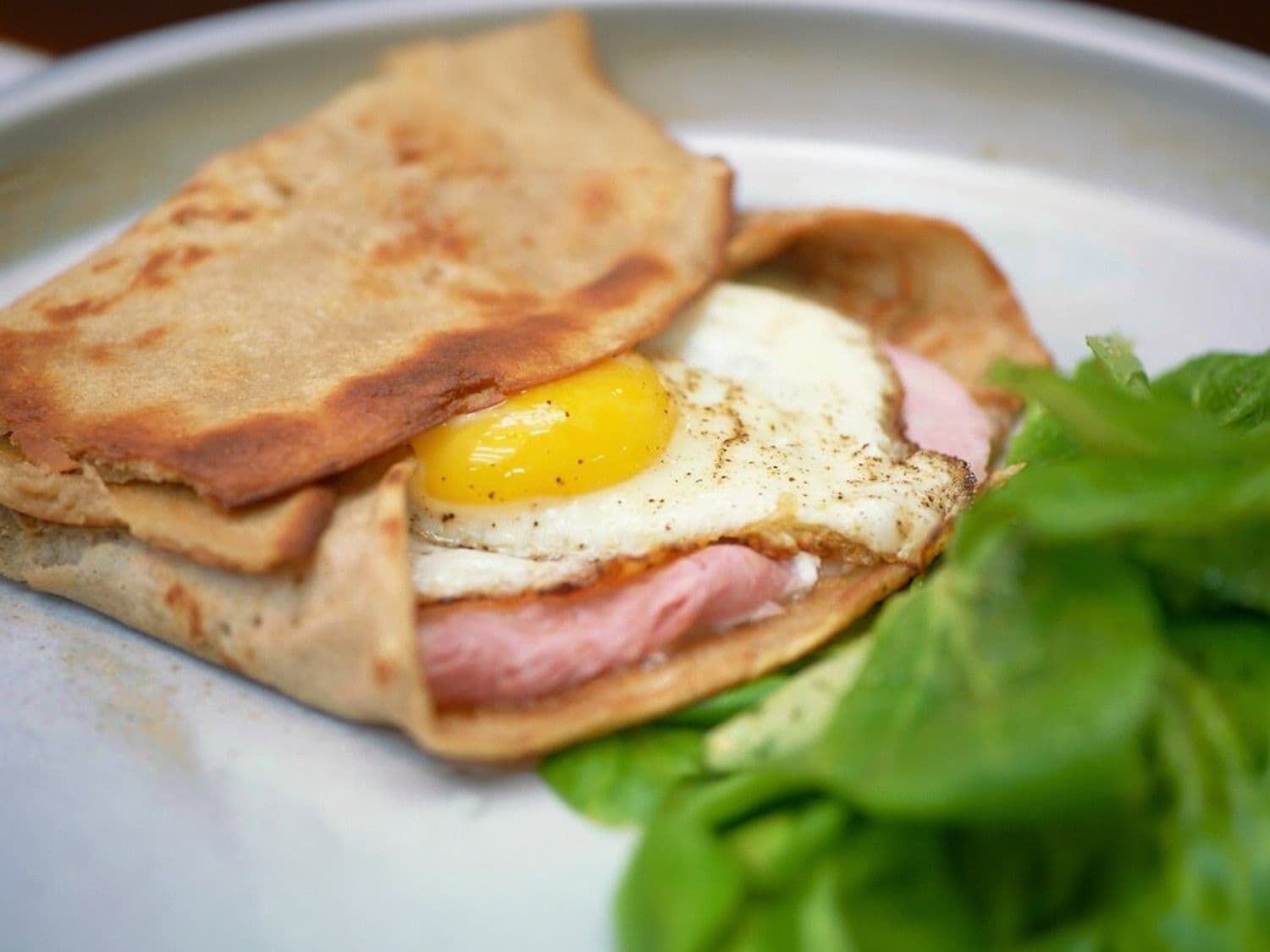 Galette Bretonne met ham, ei en kaas