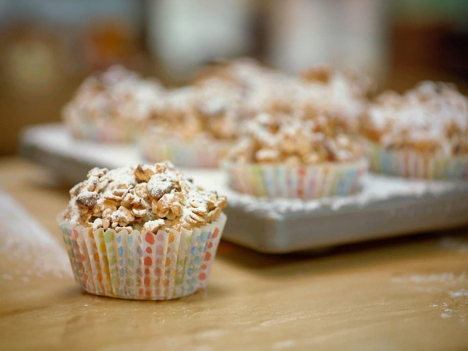 Granolamuffins met appel en five-spice