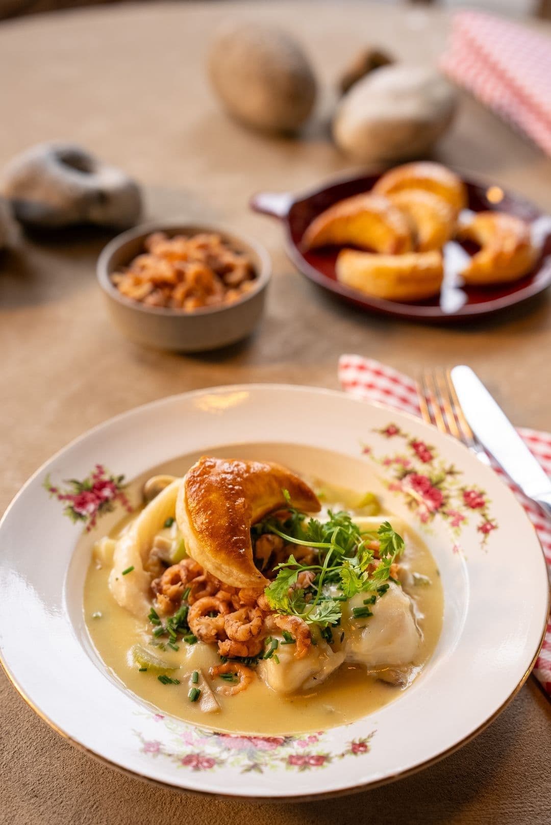 Noordzee vol-au-vent met asperges