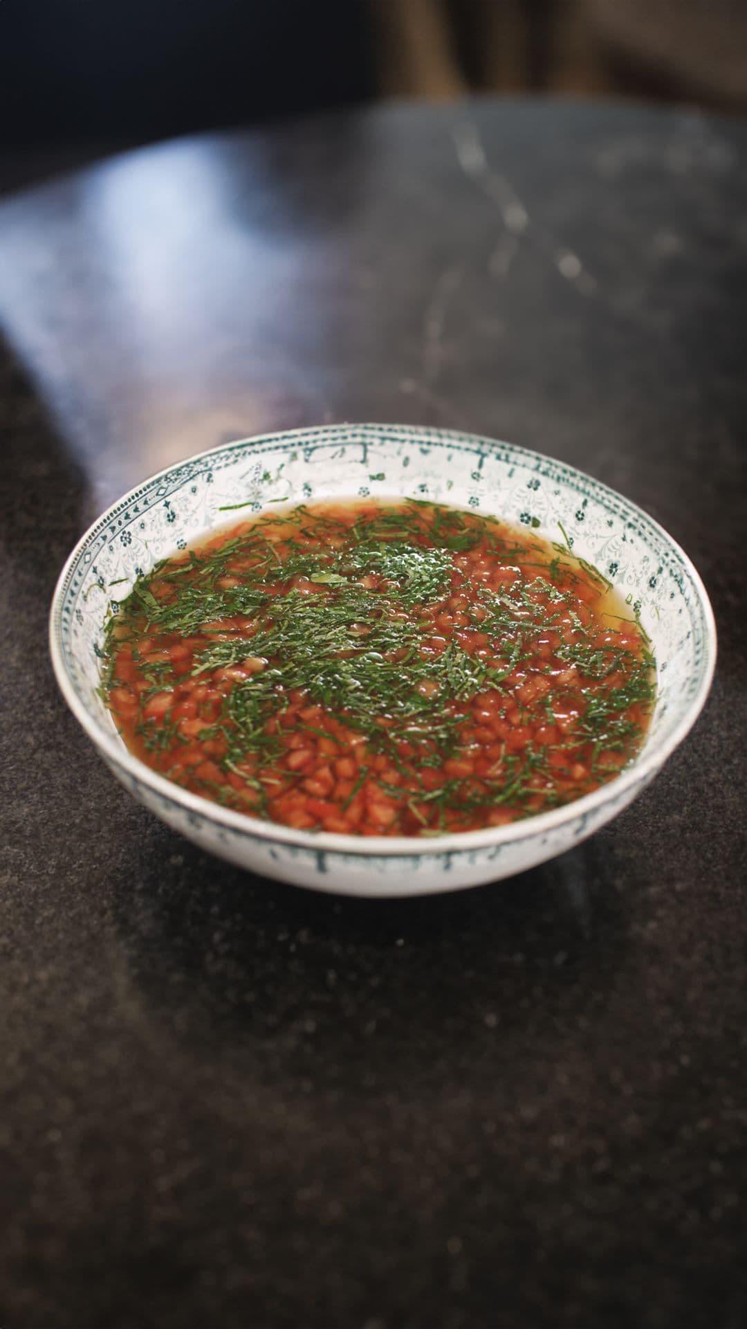 Heldere tomatensoep