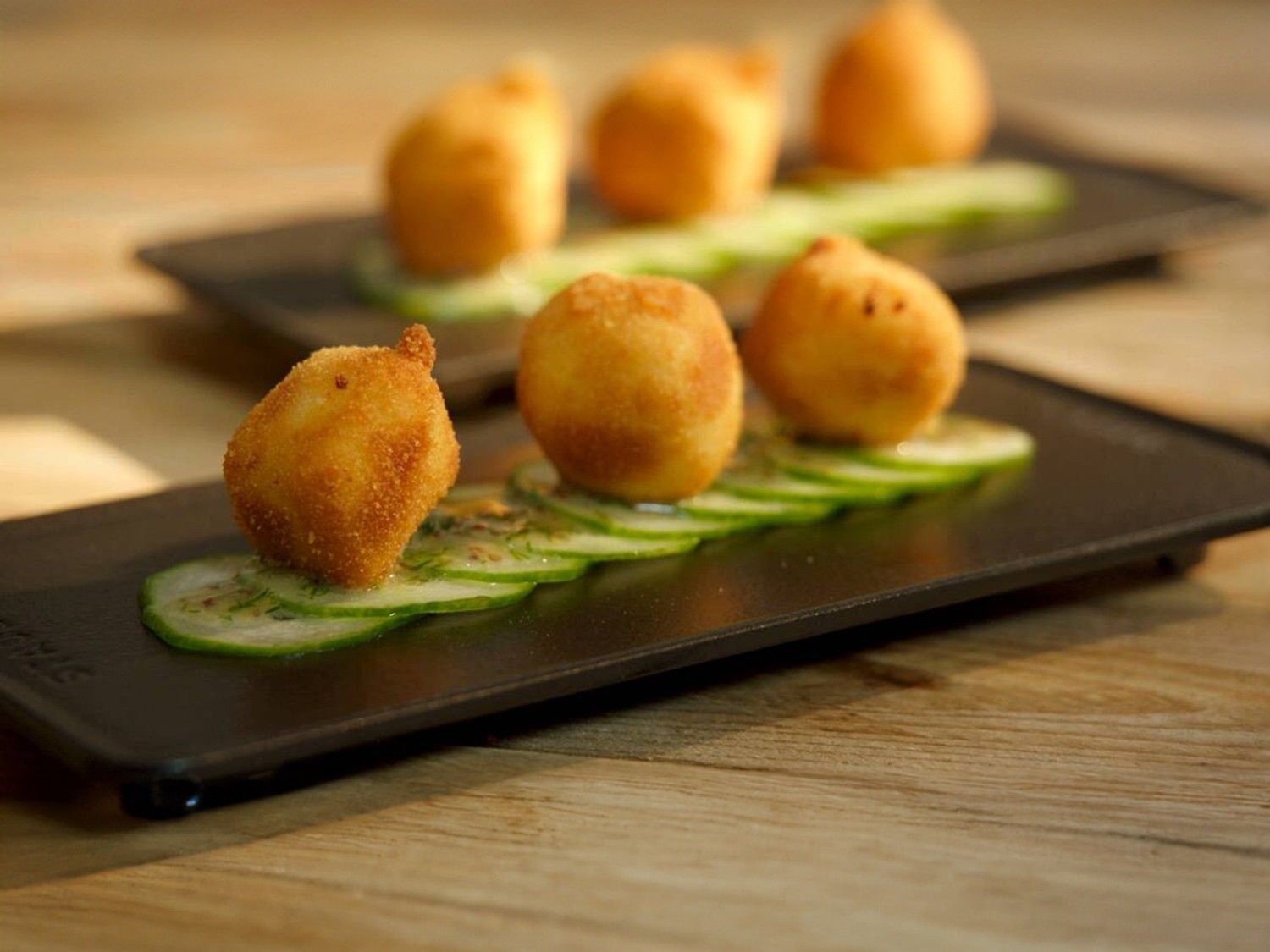 Kroketje van Keiems Bloempje met komkommer