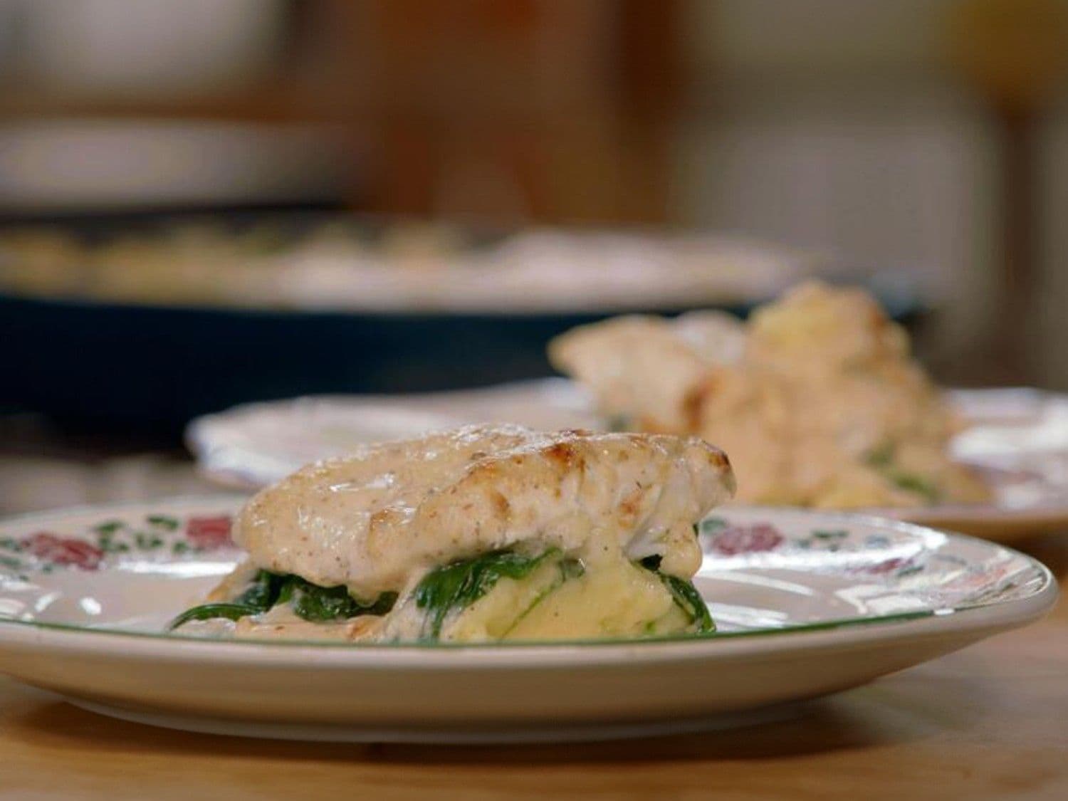 Schelvis Florentine met mosterdsaus en puree