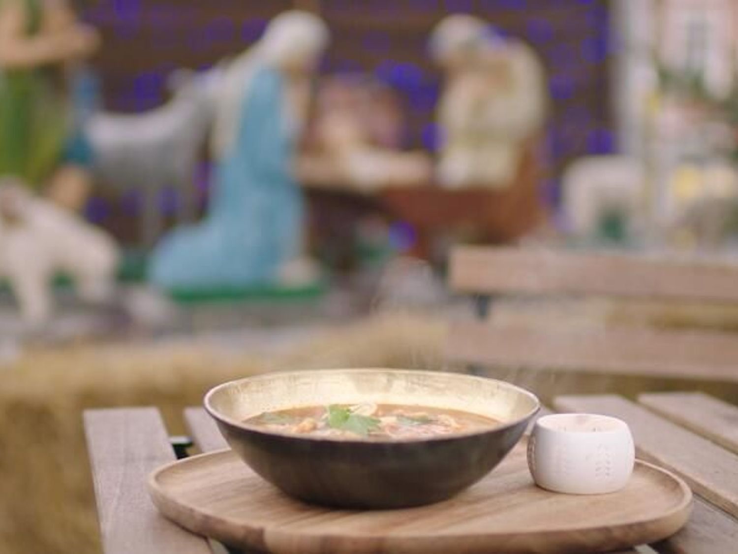 Thaise bouillon met shiitake en rivierkreeft