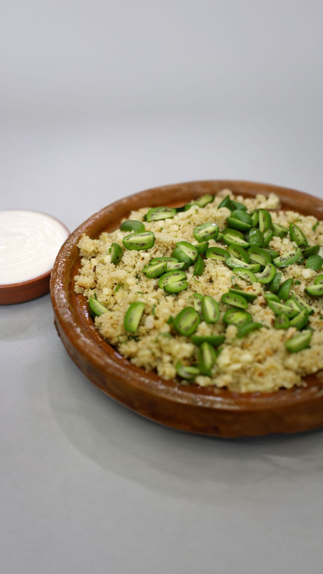 Zoete couscous met kiwibessen