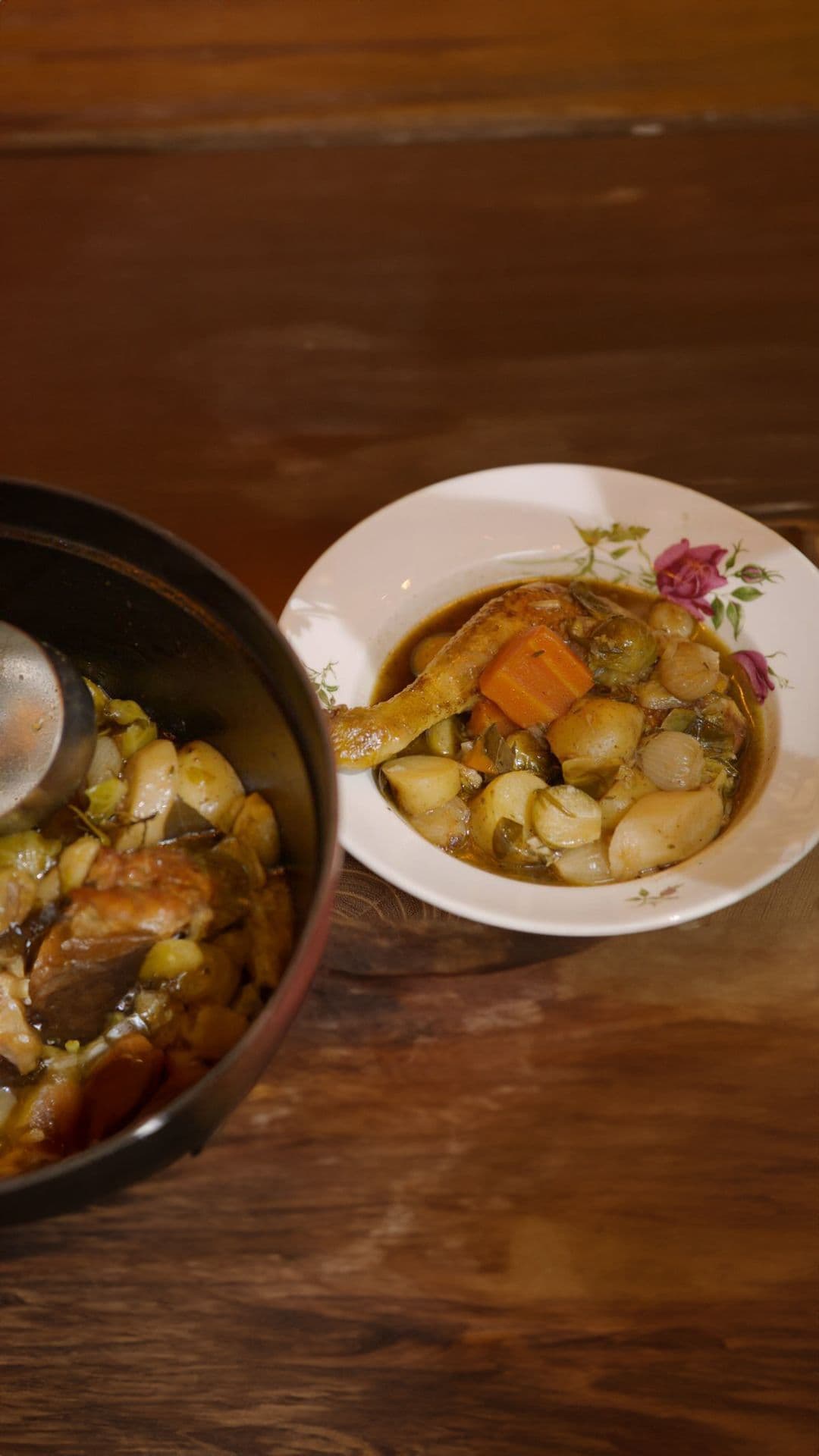 Pot-au-feu van kip