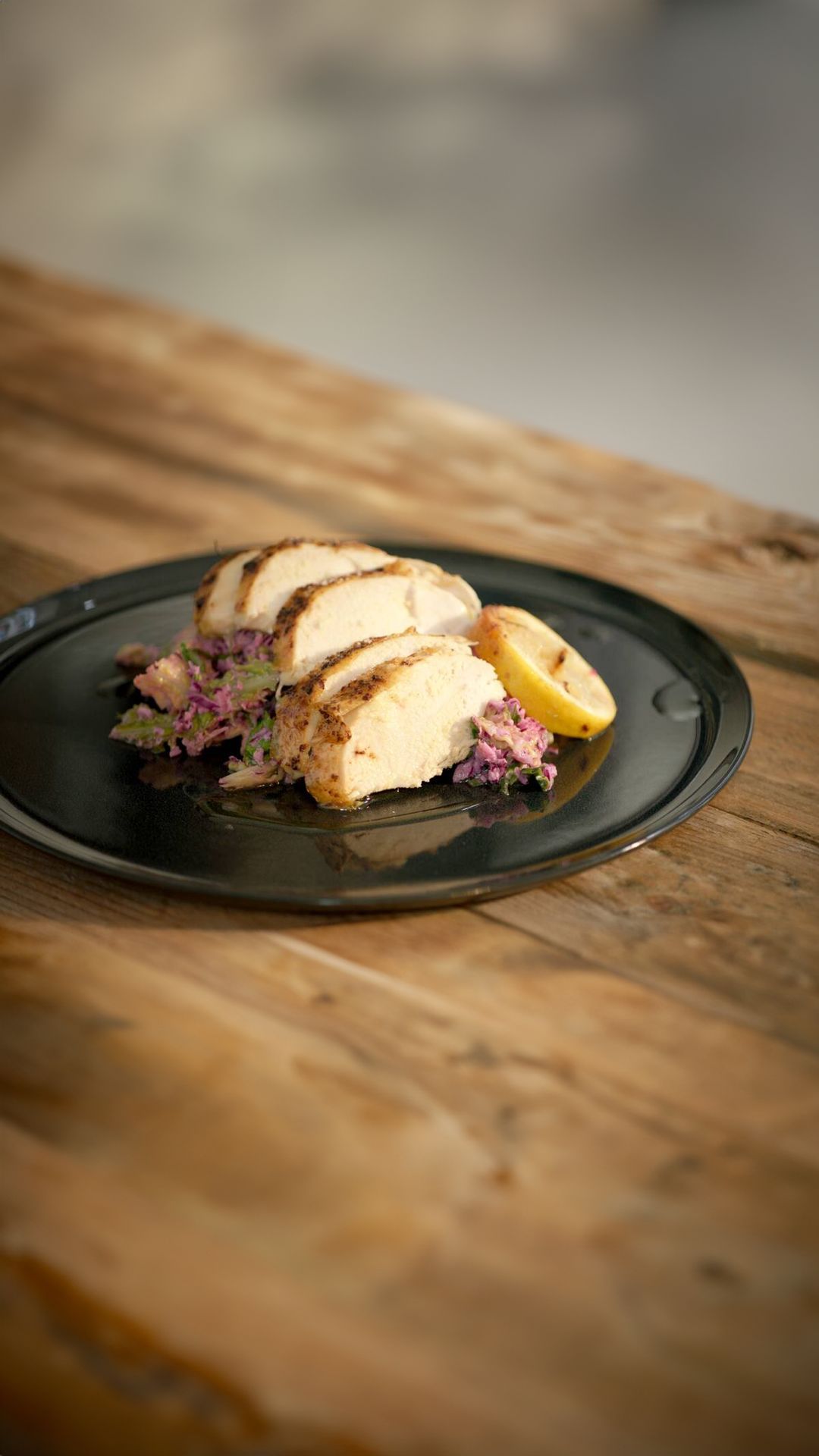 Gebraden kip met coleslaw