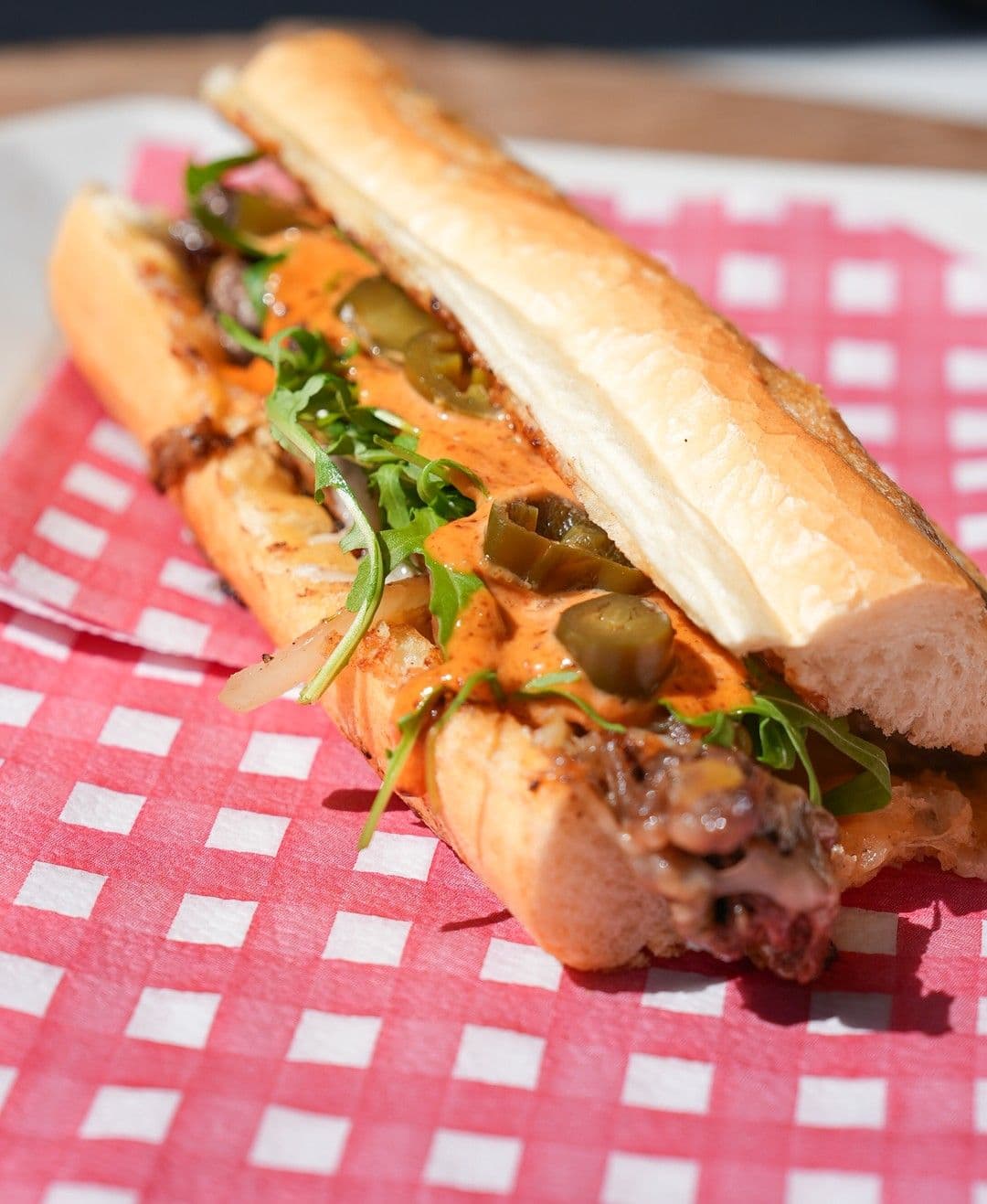 Cheesesteak sandwich