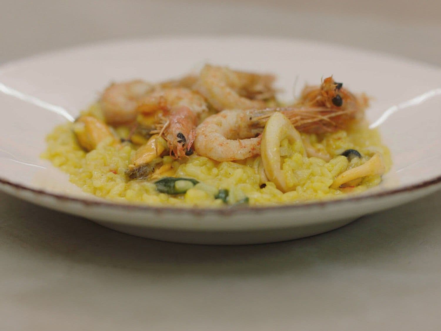 Risotto met zeevruchten