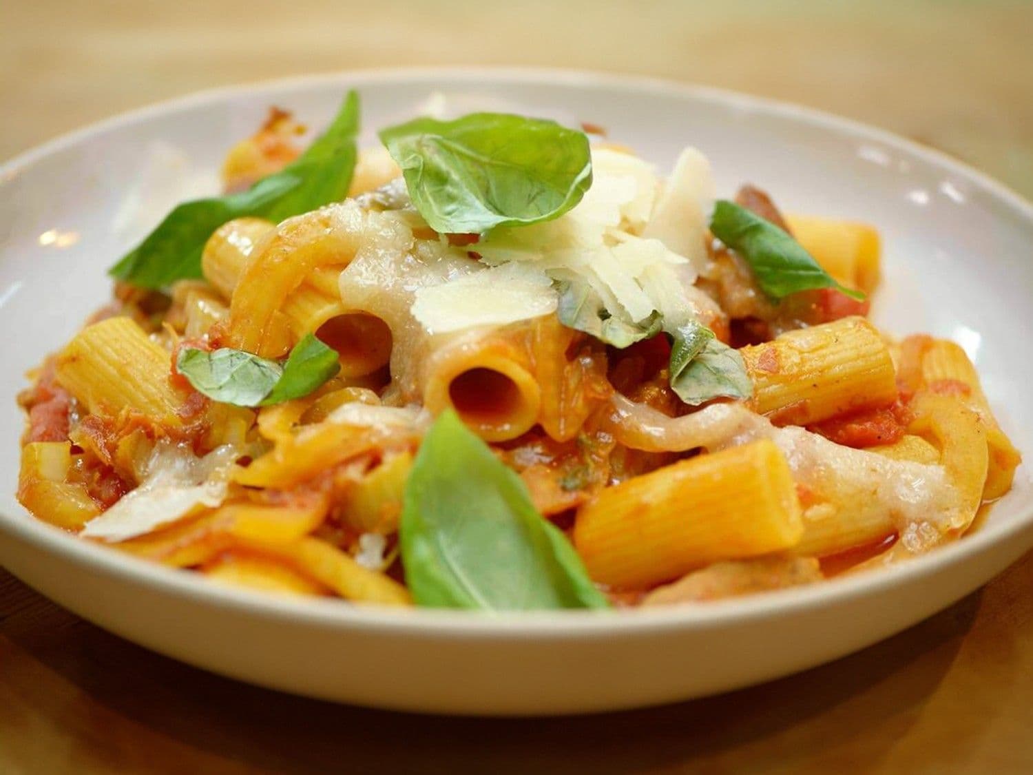 Pasta met merguez, venkel en saffraan