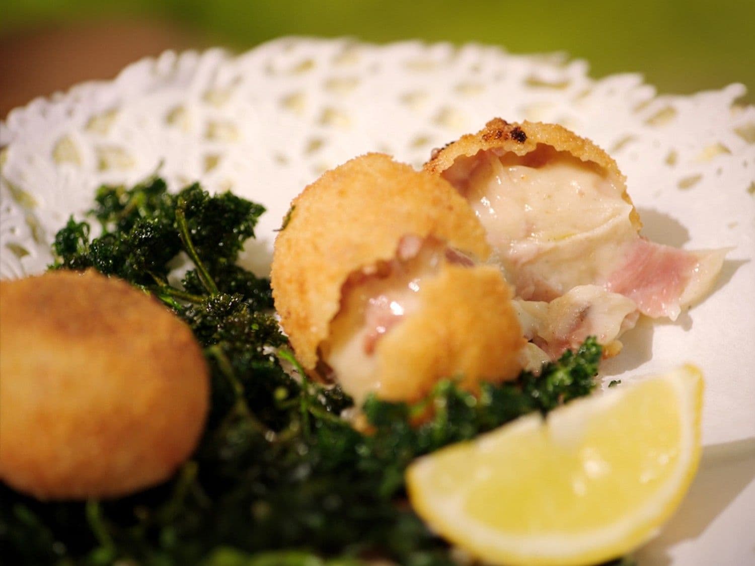 Kroketjes van ham met witloof