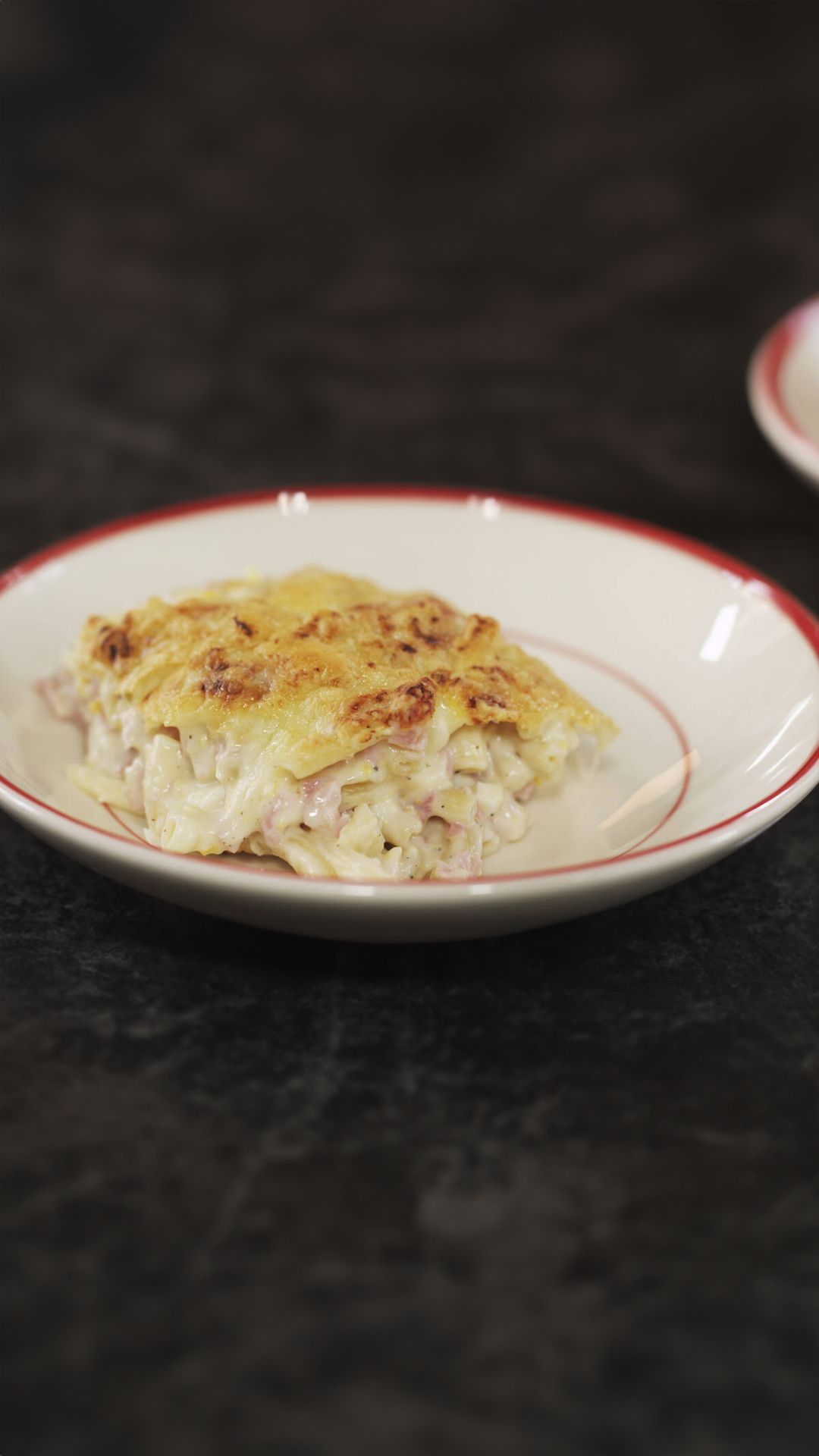Macaroni met ham en kaas
