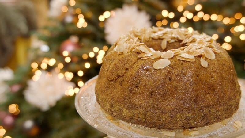 Polentacake met maanzaad en sinaasappel
