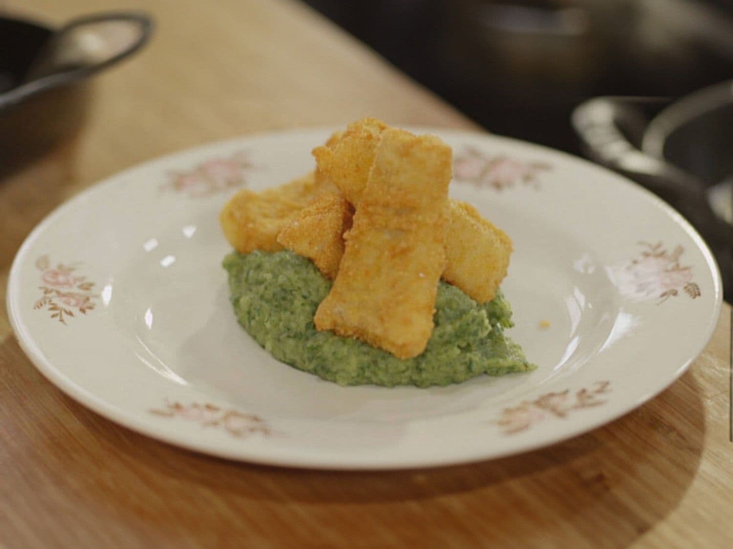 Zelfgemaakte fish sticks