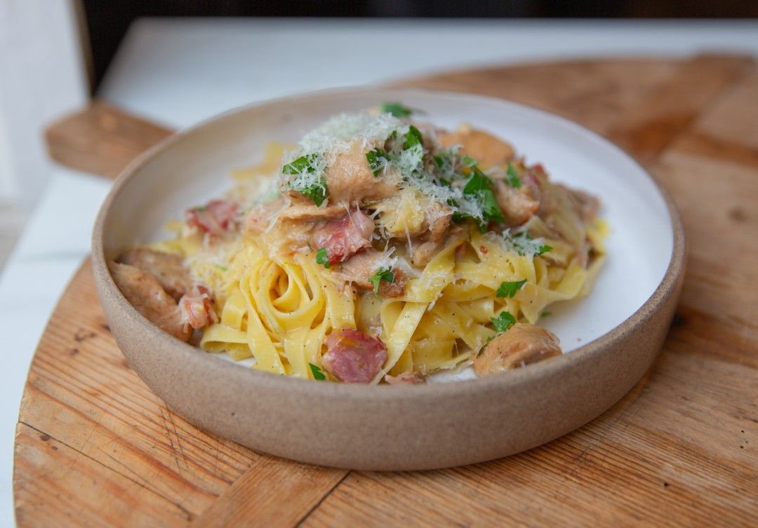 Ragù bianco met tagliatelle