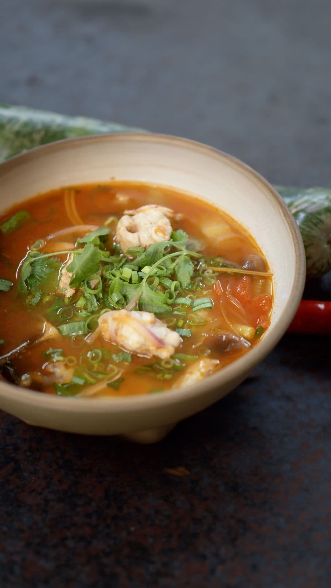 Tom yum met hondshaai