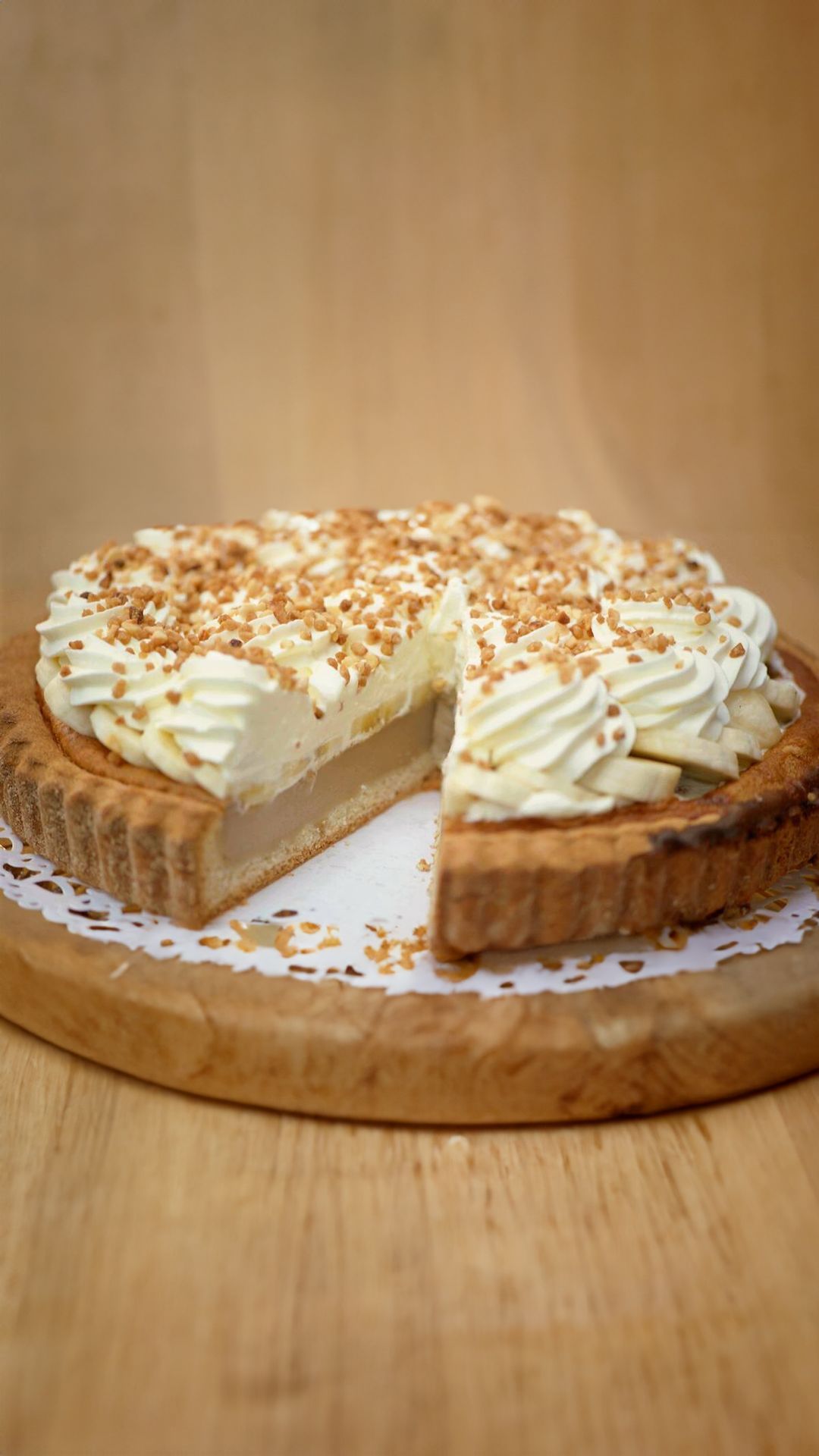 Bresiliennetaart met banaan